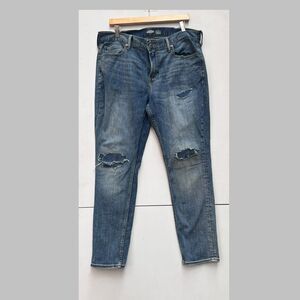 Old Mavy Super Skinny Built-In Flex Ripped Jeans size 38x30